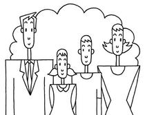 Illustration of business - 「Happy family」