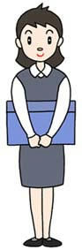 Business illustration - 「Female office worker ・ Clerical work business」