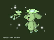 Wallpaper for PC desktop  - 「Cartoon character &amp;quot;Water imp dog&amp;quot;」