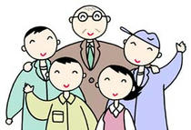 Business illustration - 「Companion in office ・ Colleague ・ Teammate」