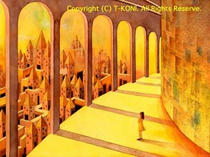 Watercolor ・ City ・ Fantasy ・ Corridor ・ Town