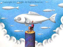 Fish ・ Cloud ・ Sky ・ Fish picture ・ Empty picture