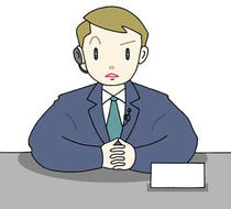 Announcer ・ Man chairperson ・ Explanation ・ News ・ Report