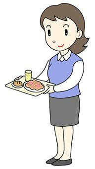 Lunch ・ Staff's dining room ・ Sel service