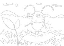 Pierrot ・ Magic house ・ Comic illustration ・ Cartoon character