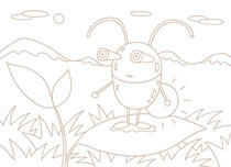 Pierrot ・ Magic house ・ Comic illustration ・ Cartoon character