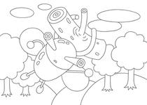 Beetle ・ Marvelous physical strength ・ Robot ・ Forest