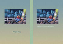 Night sky ・ Starry sky ・ City ・ Dog