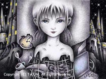 Doll ・ Girl ・ City ・ Night view