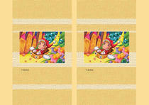 Father Christmas ・ Child ・ Flower ・ Snowshoes