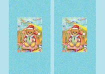 Teddy bear ・ Father Christmas ・ Pegasus ・ Clock