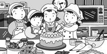Cooking class ・ Cake ・ Woman