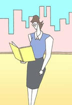 Business ・ Business woman ・ Feminine staff ・ Feminine staff ・ Work