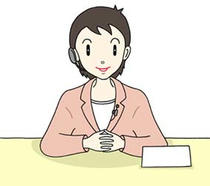 Chairwoman ・ Caster ・ Newscaster ・ Announcer ・ Announcement ・ Chairperson progress