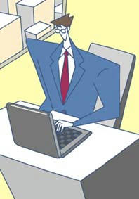 Business ・ Businessman ・ Business person ・ Work ・ Company employee ・ Office