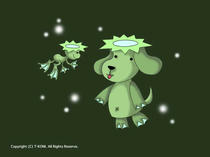 Cartoon character&amp;quot;Water imp dog&amp;quot;