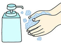 Influenza prevention measures - Hand wash, Antiseptic solution, Soap liquid, Bacteria elimination