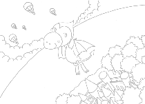 Dinosaur comic illustration