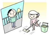 Thorough cleaning at the end of the year, putting things in order, and arrangement order