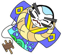 New Year on kiteflying, yakko kite, New Year's card, new year, new year, and New Year's Day