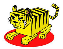 Japanese New Year's card, Tiger, Year of the tiger, New Year, New Year's Day