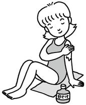 Sunburn, sunburn prevention, and ultraviolet rays prevention