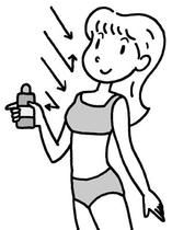 Sunburn, sunburn prevention, and ultraviolet rays prevention
