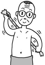 Rubbing with a dry towel, Healthy life, Health care, Body-making, Immunity strengthening
