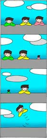 Nonsense Comic Strip - The last one person