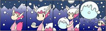 Fairy tale comic Strip - Snow