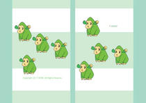 Cartoon character &amp;quot;Pleasant animal&amp;quot; - Cartoon character - Green gorilla