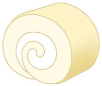Roll cake, cake, Sweet cake, sweets, and cream
