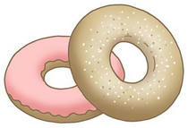 Doughnut, friedcake, cake, and sweets