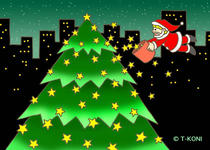 Christmas illustration and pictures - Big Christmas tree