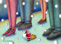 Christmas illustration and pictures - Christmas in the small world