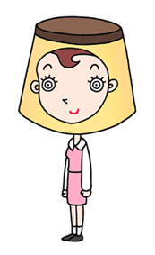 Cartoon character, a business woman, office girl, and 