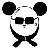 Original cartoon character design 「Shy person's egg panda cartoon - Body of smoothness」