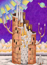 Free Art, Illustrations, Pictures and Images 「Building - Snow tower」