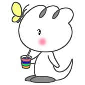 Original cartoon character design 「Lovely dinosaur character - Cute Tyrannosaur」