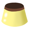 Free original Button, Banner, Icon, Wallpaper 「Image of pudding」