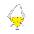 Free original Button, Banner, Icon, Wallpaper 「Image of &amp;quot;Squid chicken cartoon character&amp;quot;」
