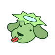 Free original Button, Banner, Icon, Wallpaper 「Image of &amp;quot;Water imp dog cartoon character&amp;quot;」