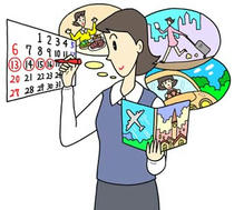 Paid holiday, Continuous vacation, Plan vacation, Holiday schedule, Taking a vacation