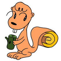 「Strange figure animals cartoon - Funky animal（Beaver）」