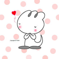 Free iPad wallpapers using cartoon character 「Lovely Dinosaur - Love」