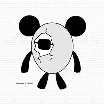 Free iPad wallpapers using cartoon character 「Animal character - Husk of egg」