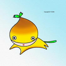 Free iPad wallpapers using cartoon character 「Dog character - Face like chestnut」