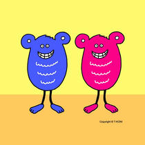 Free iPad wallpapers using cartoon character 「Fairy character - Twin fairy」