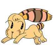 「Strange figure animals cartoon - Funky animal（Rabbit）」