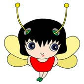 「Lovely insect cartoon - Cute ladybird （Hello）」